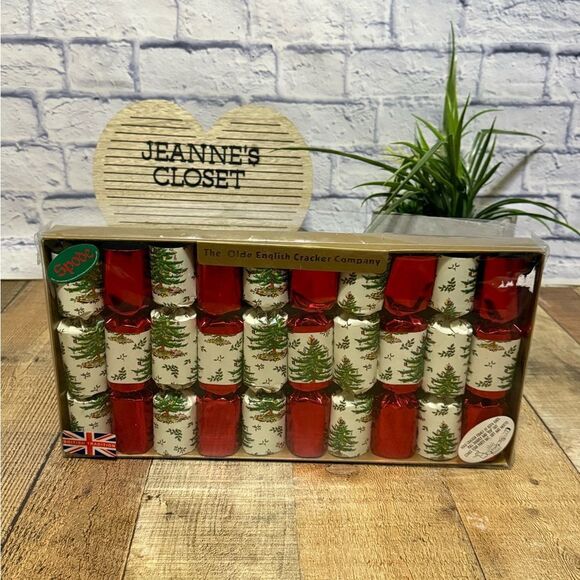 Olde English Cracker Company * 10 CRACKERS POPPERS * Spode Christmas Tree, NEW - Picture 5 of 8